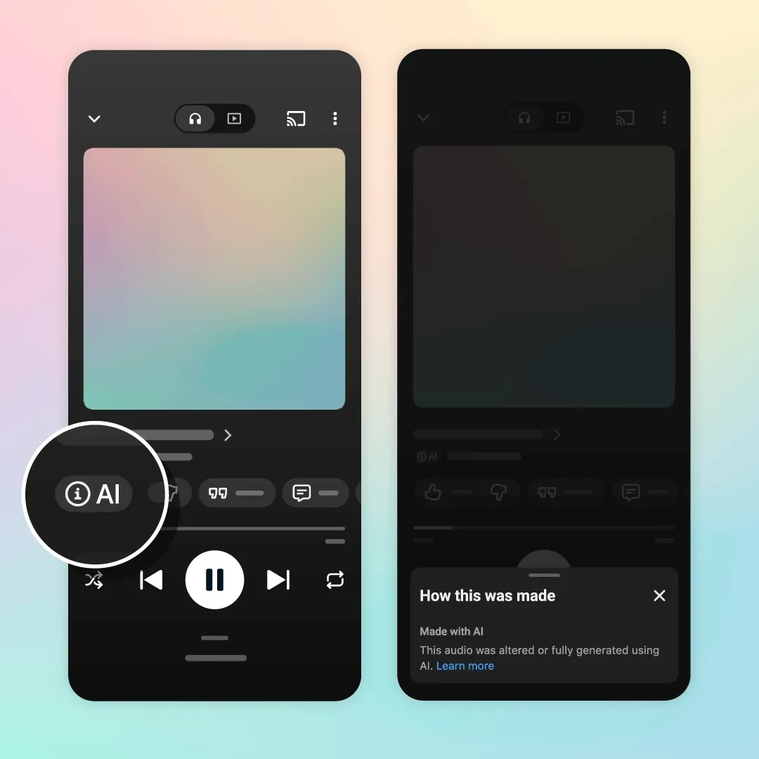 YouTube Music начал внедрять ИИ‑метки для прозрачности музыкального контента - 2